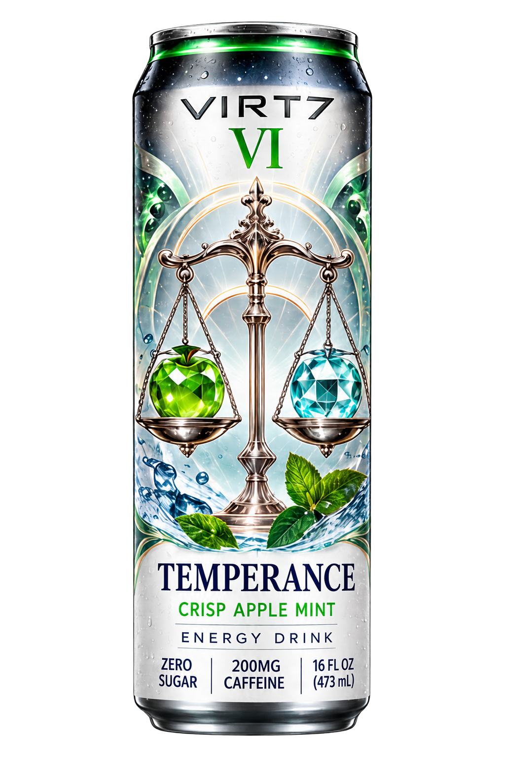 TEMPERANCE — Crisp Apple Mint can